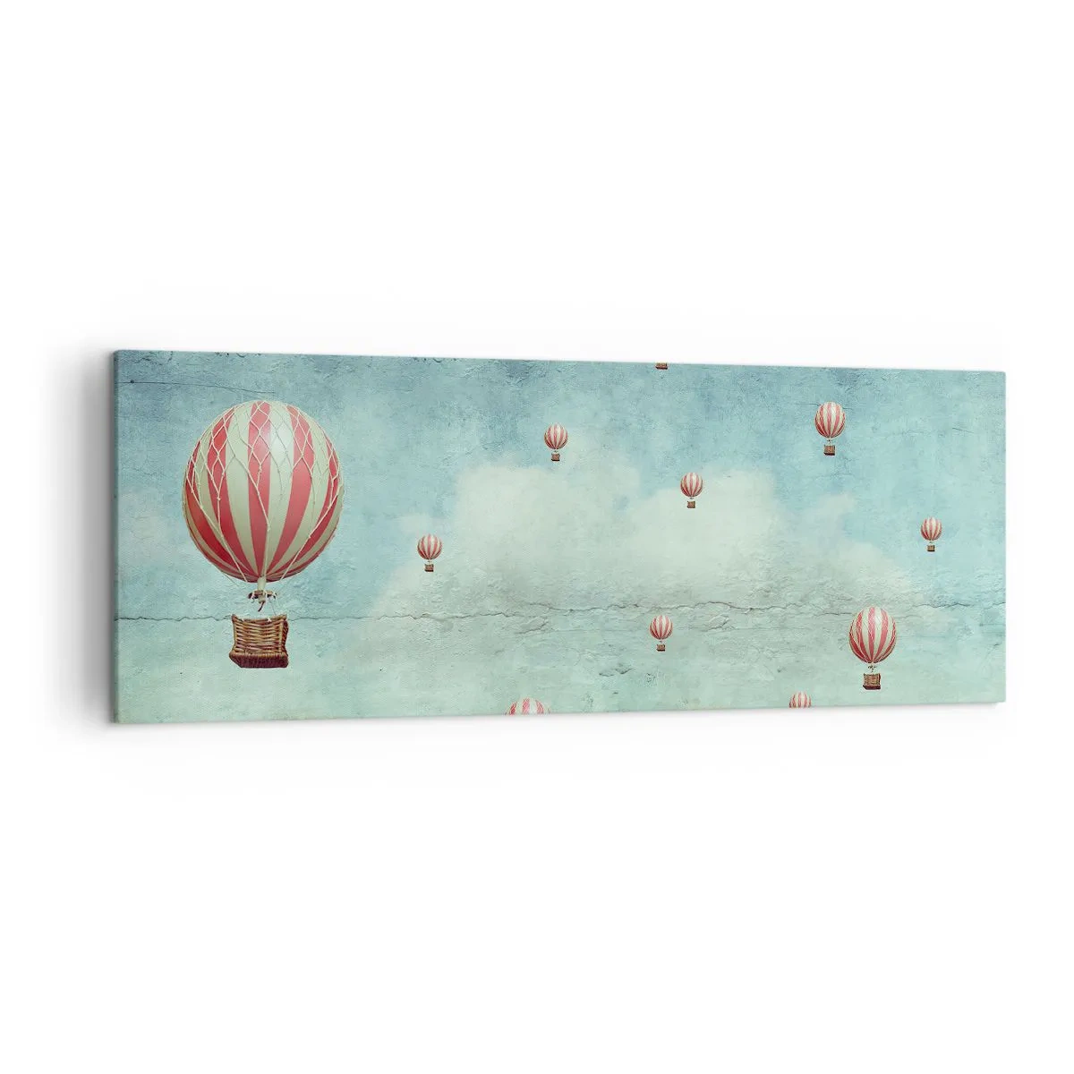 Quadro em tela - Livres da azáfama da vida - 140x50 cm