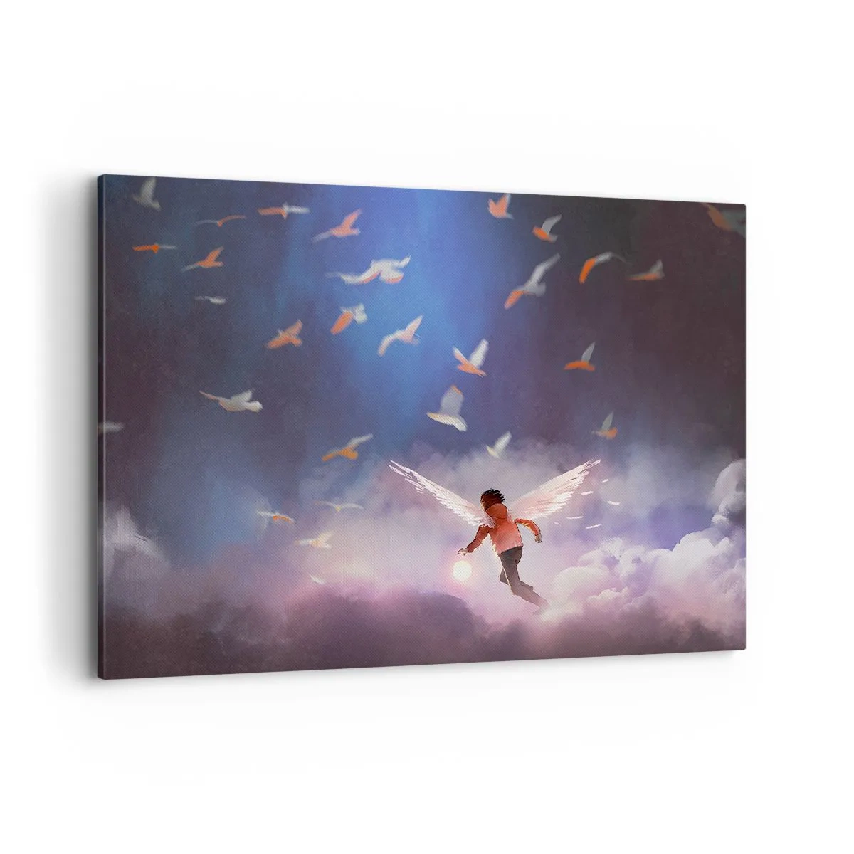 Quadro em tela - É preciso ter imaginação e coragem - 100x70 cm