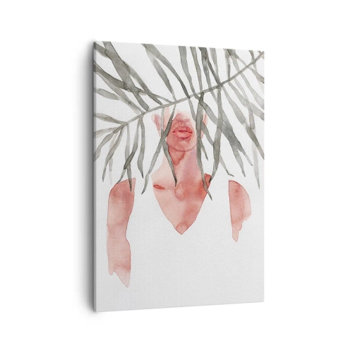 Quadro em tela - A dama dos trópicos - 50x70 cm