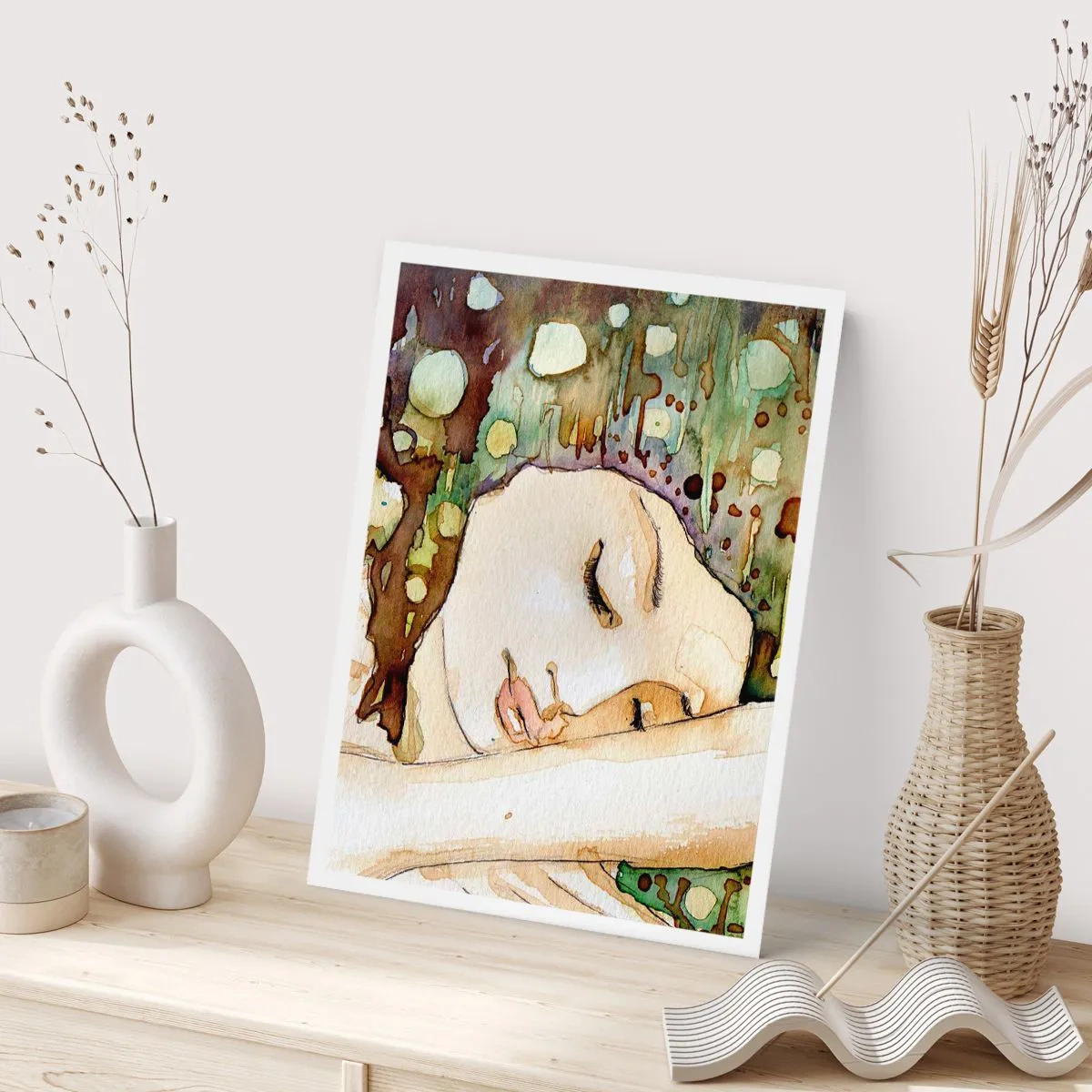 Pôster - Um sonho Violeta Esmeralda - 40x50 cm