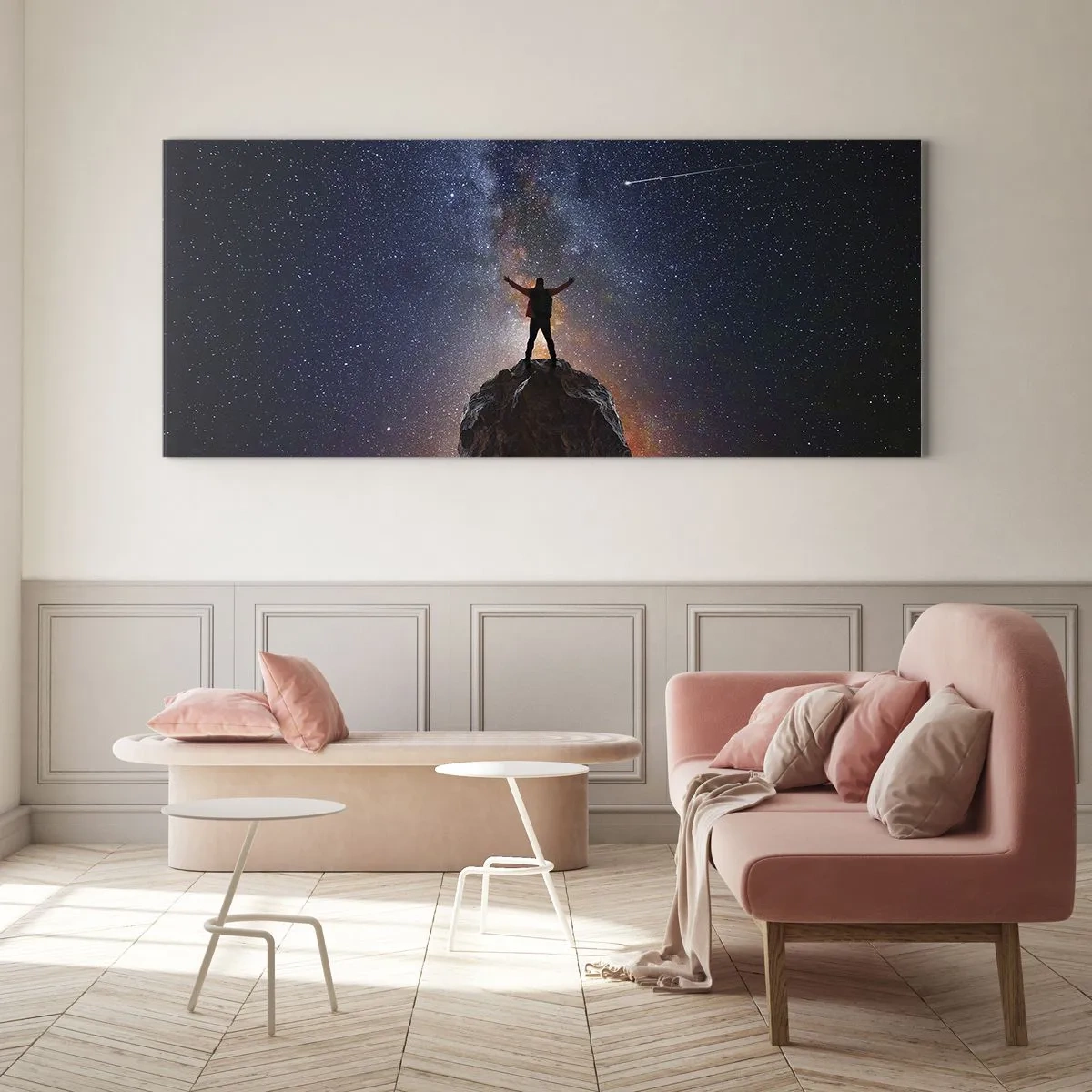 Quadro em vidro - A força está comigo! - 120x50 cm