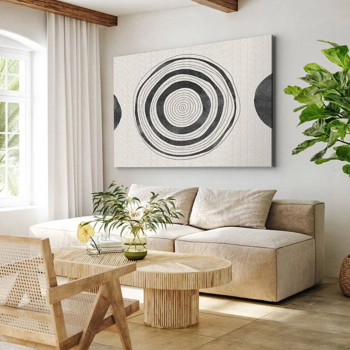 Quadro em tela - Importante é o que há no caminho - 70x50 cm
