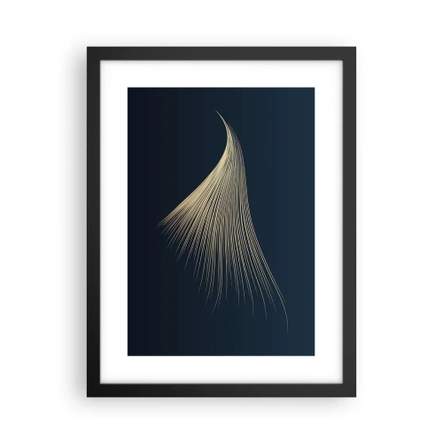 Pôster com moldura preta - Como o cabelo de um anjo - 30x40 cm