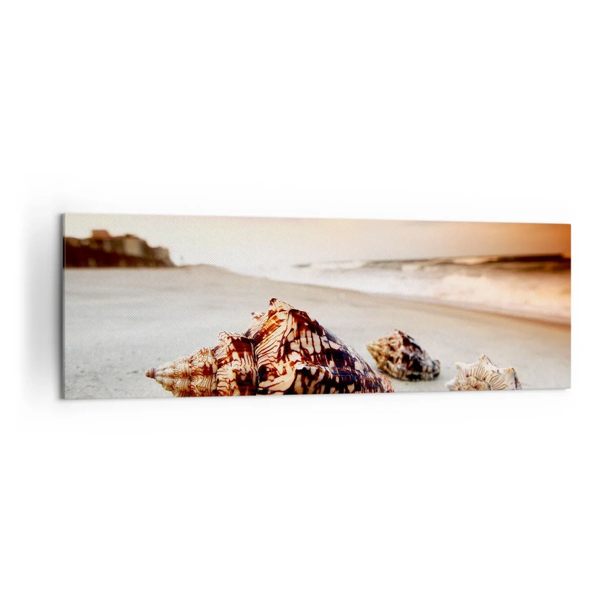 Quadro em tela - Expulso pelas ondas - 160x50 cm
