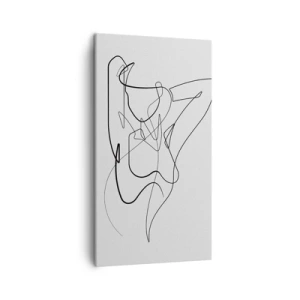 Quadro em tela - Que tipo de pessoa é realmente... - 45x80 cm