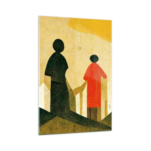 Quadro em vidro - Ainda há um longo caminho a percorrer - 70x100 cm