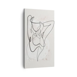 Quadro em tela - A arte da sedução - 45x80 cm