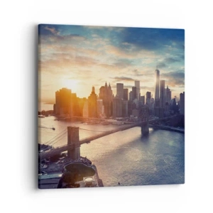 Quadro em tela - Monumento da cultura ocidental - 40x40 cm