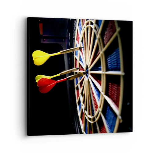 Quadro em tela - Direto ao ponto - 30x30 cm