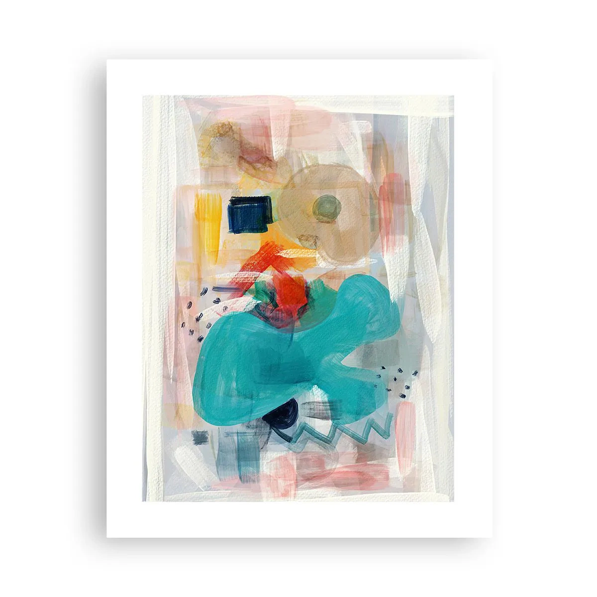 Pôster - Jogo colorido - 40x50 cm