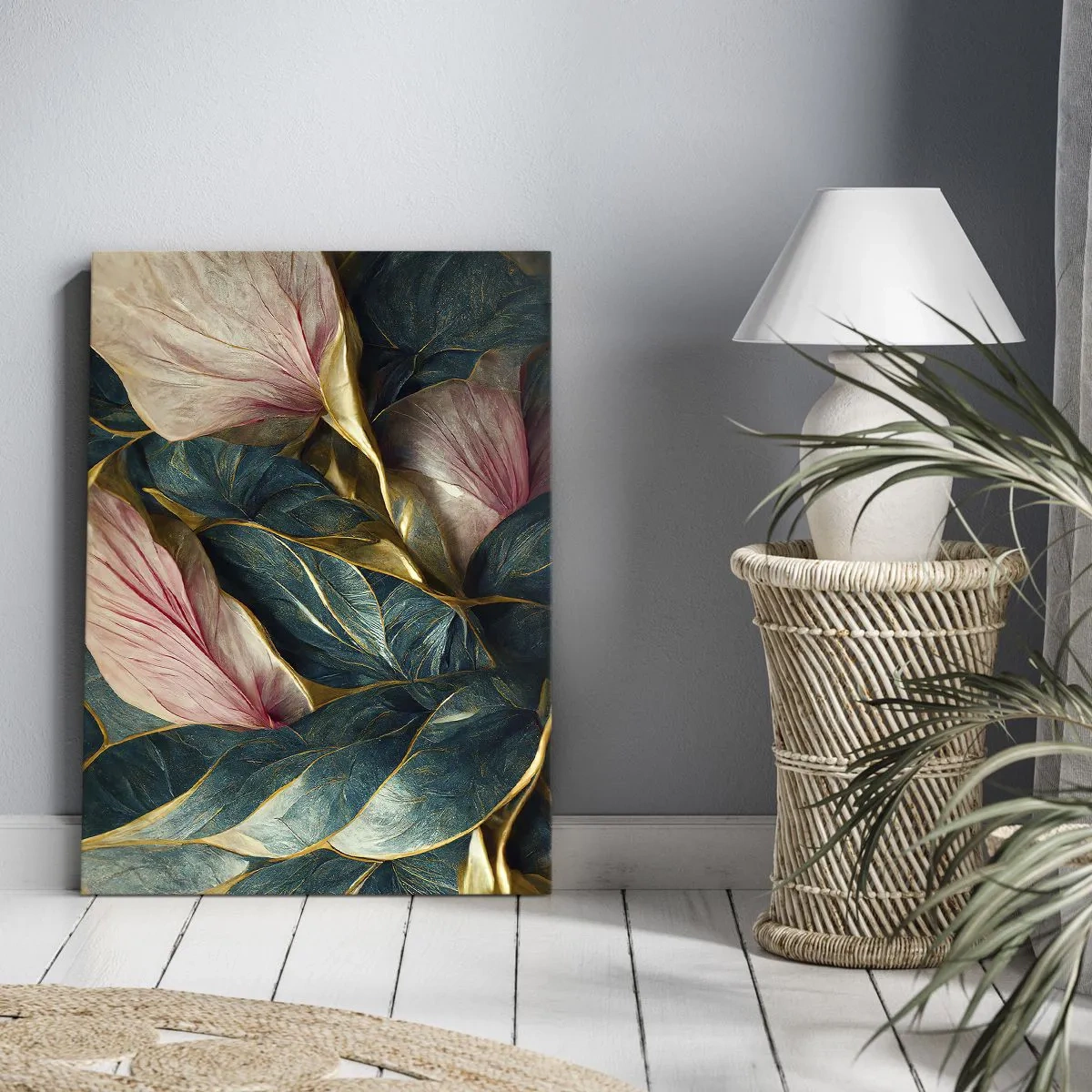 Quadro em tela - Elegância e estilo naturais - 65x120 cm