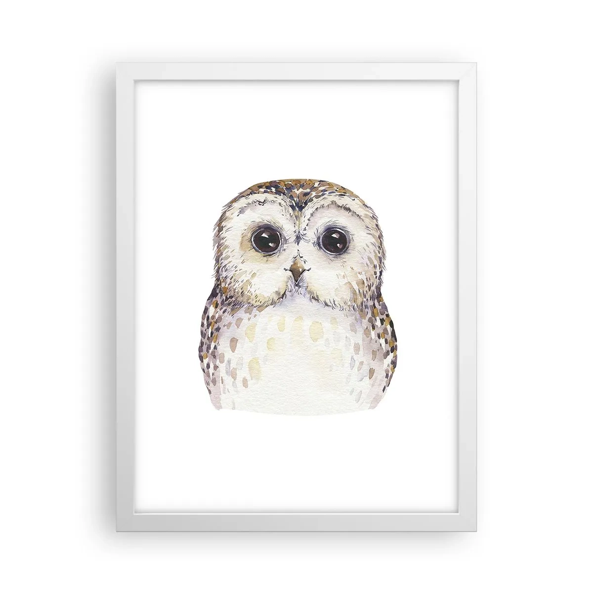 Pôster em moldura branca - Olhe-me nos olhos - 30x40 cm