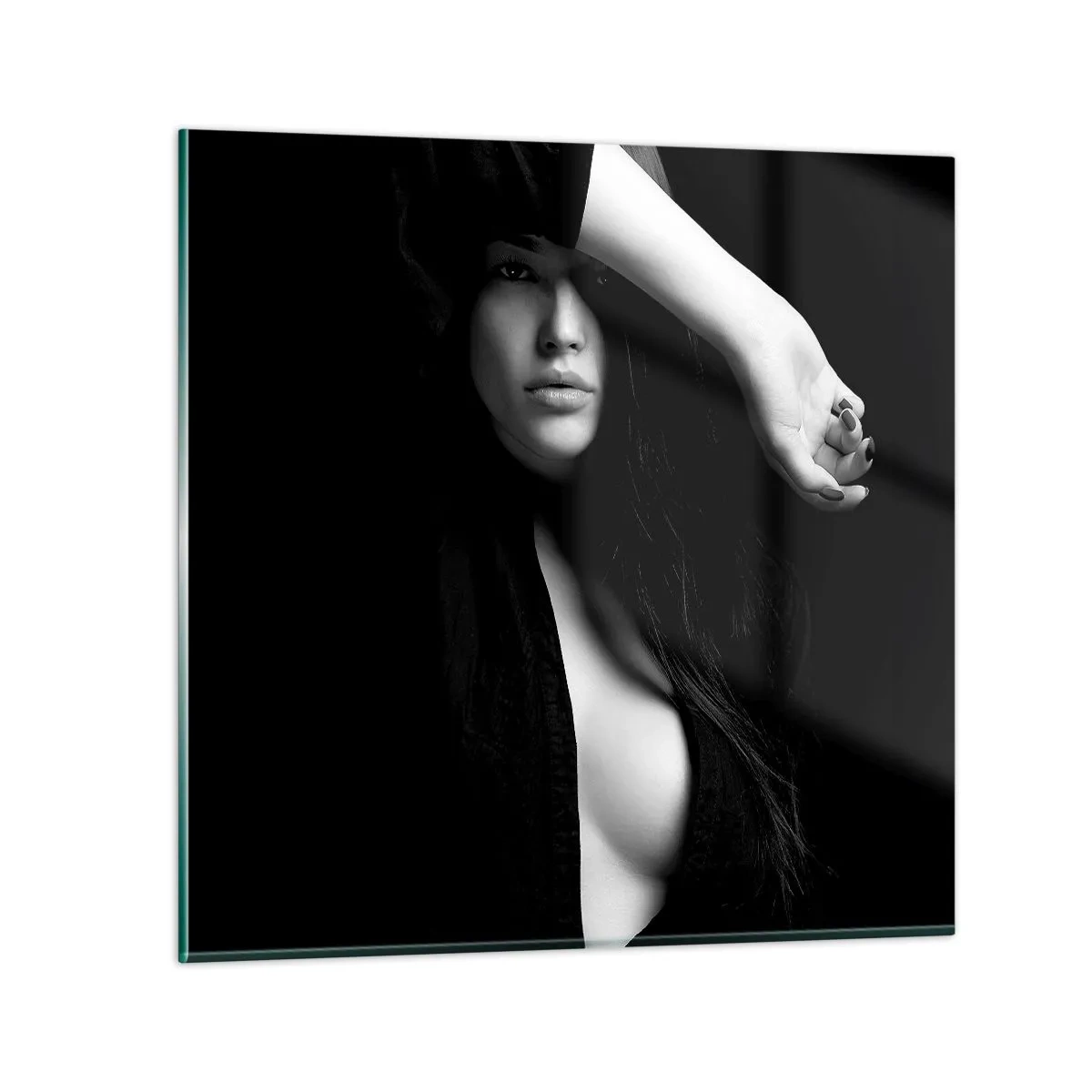 Quadro em vidro - Escola de sedução - 70x70 cm