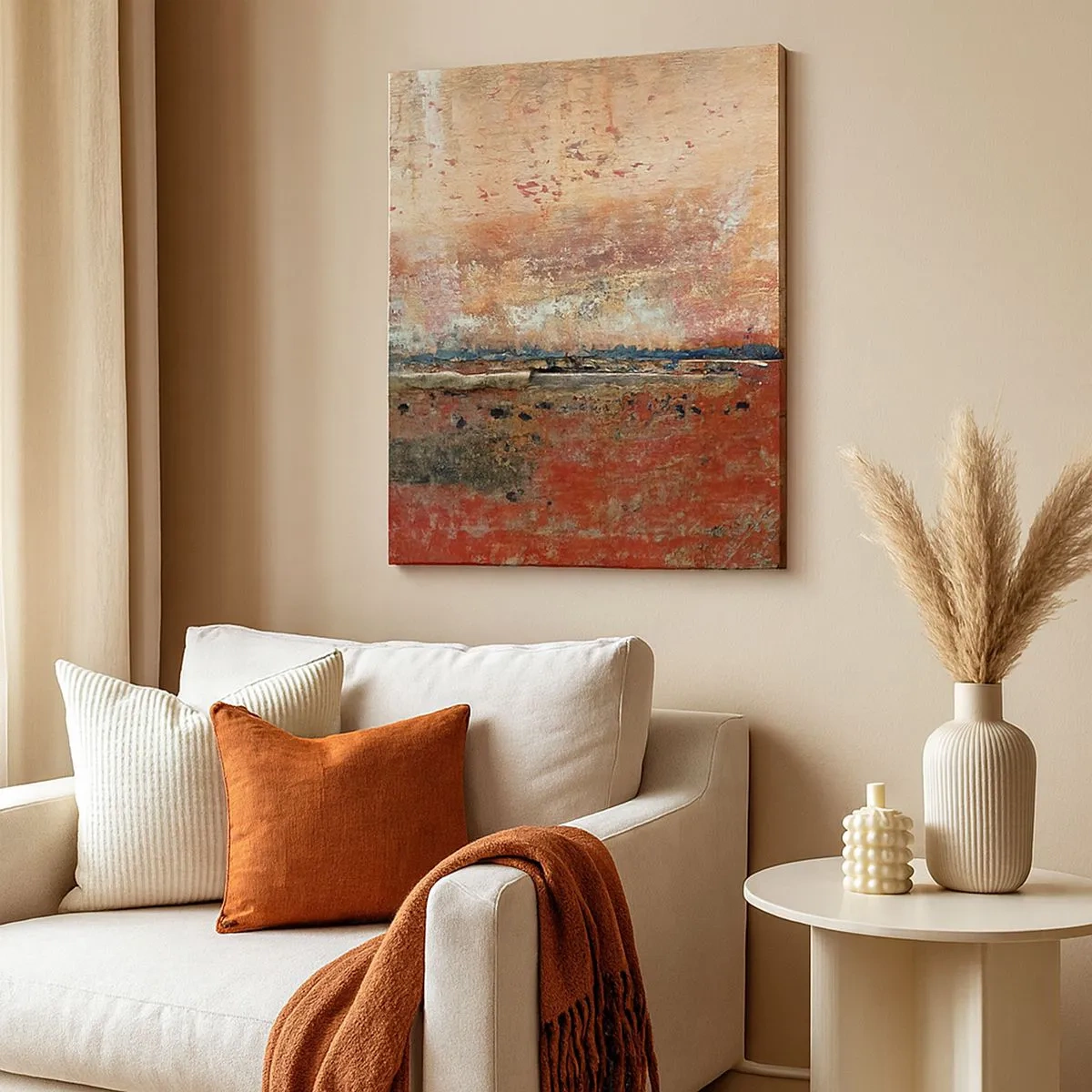 Quadro em tela - Talvez seja o mar - 30x30 cm