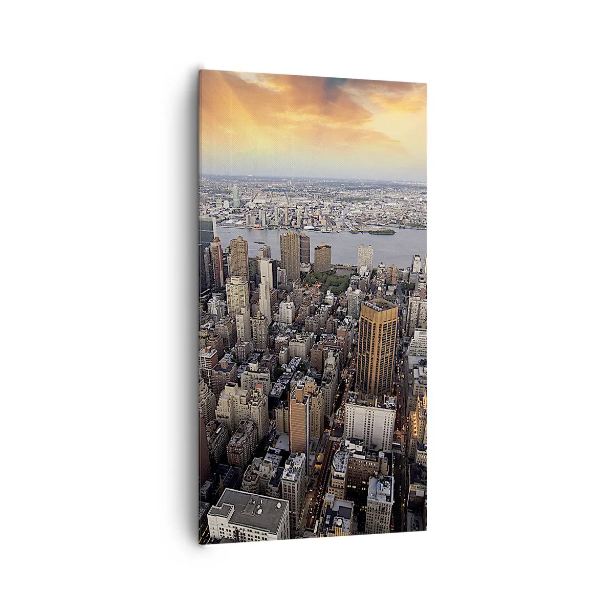 Quadro em tela - O coração pulsante do nosso tempo - 65x120 cm