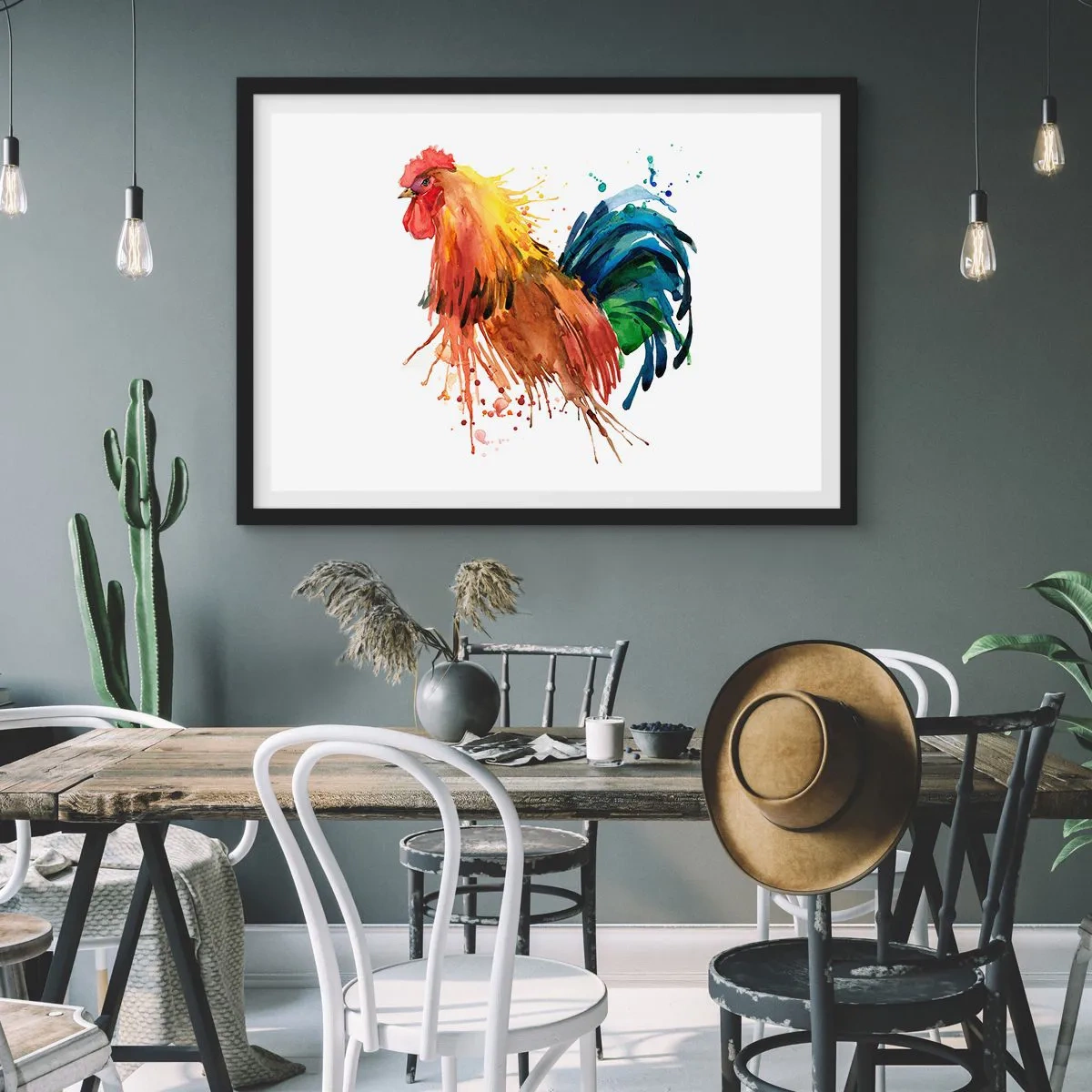 Pôster com moldura preta - Manto real, orgulho real - 91x61 cm