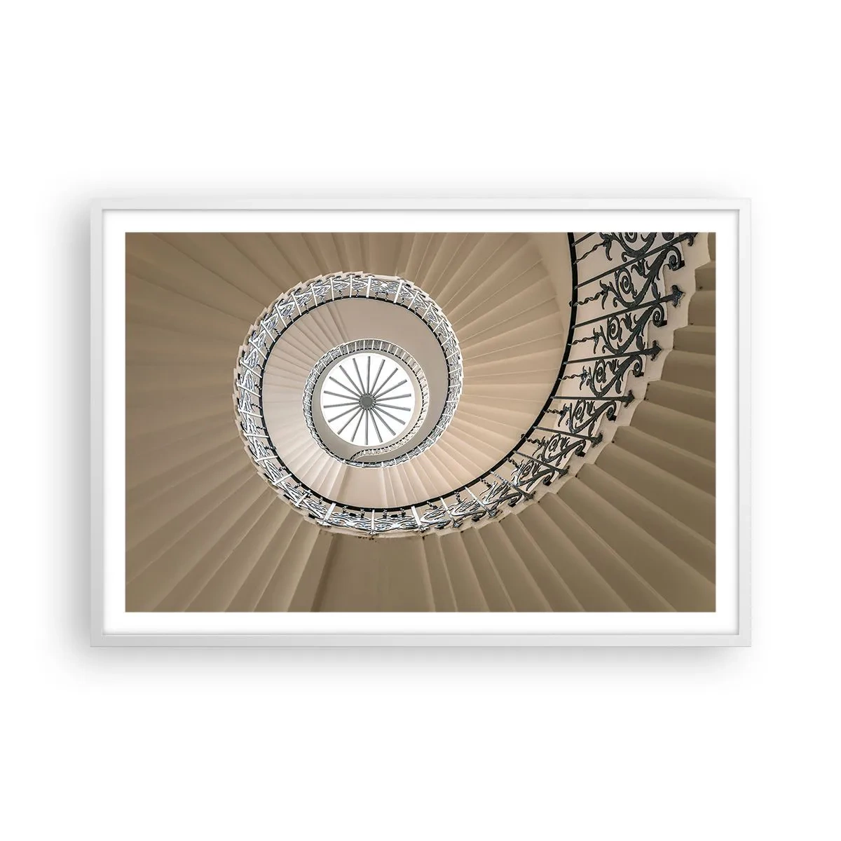 Pôster em moldura branca - Dentro da casca - 91x61 cm