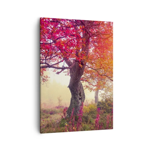 Quadro em tela - Um frenesi de florescimento - 50x70 cm