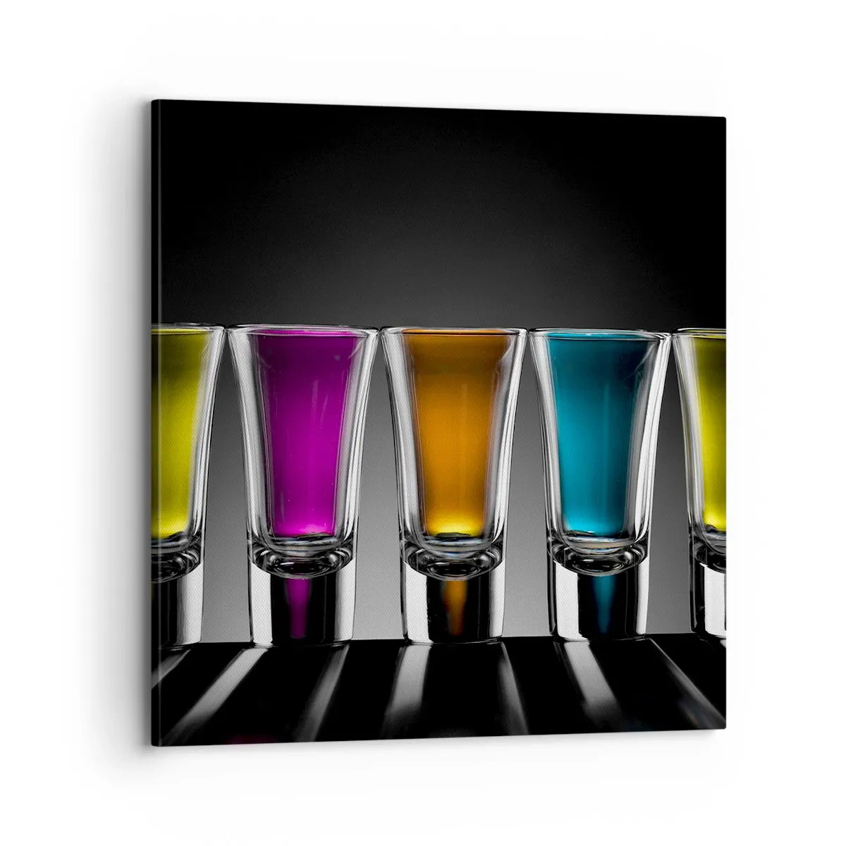 Quadro em tela - Tons da alegria - 70x70 cm