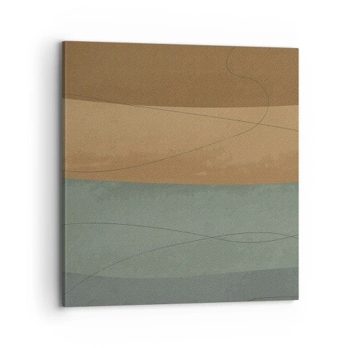 Quadro em tela - Composição horizontal - 70x70 cm