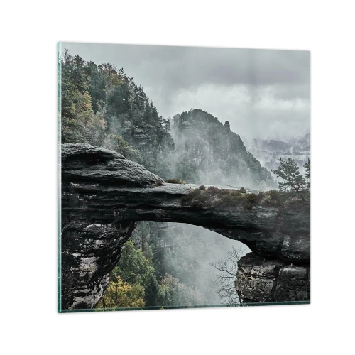 Quadro em vidro - A aventura está prestes a começar - 60x60 cm