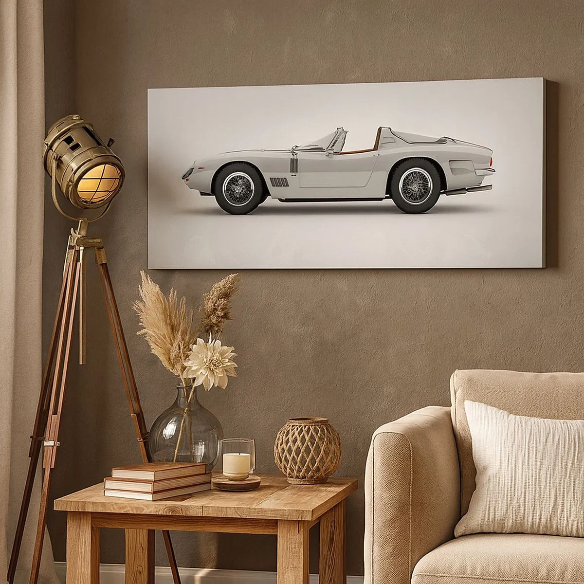 Quadro em tela - A promessa de diversão - 100x40 cm