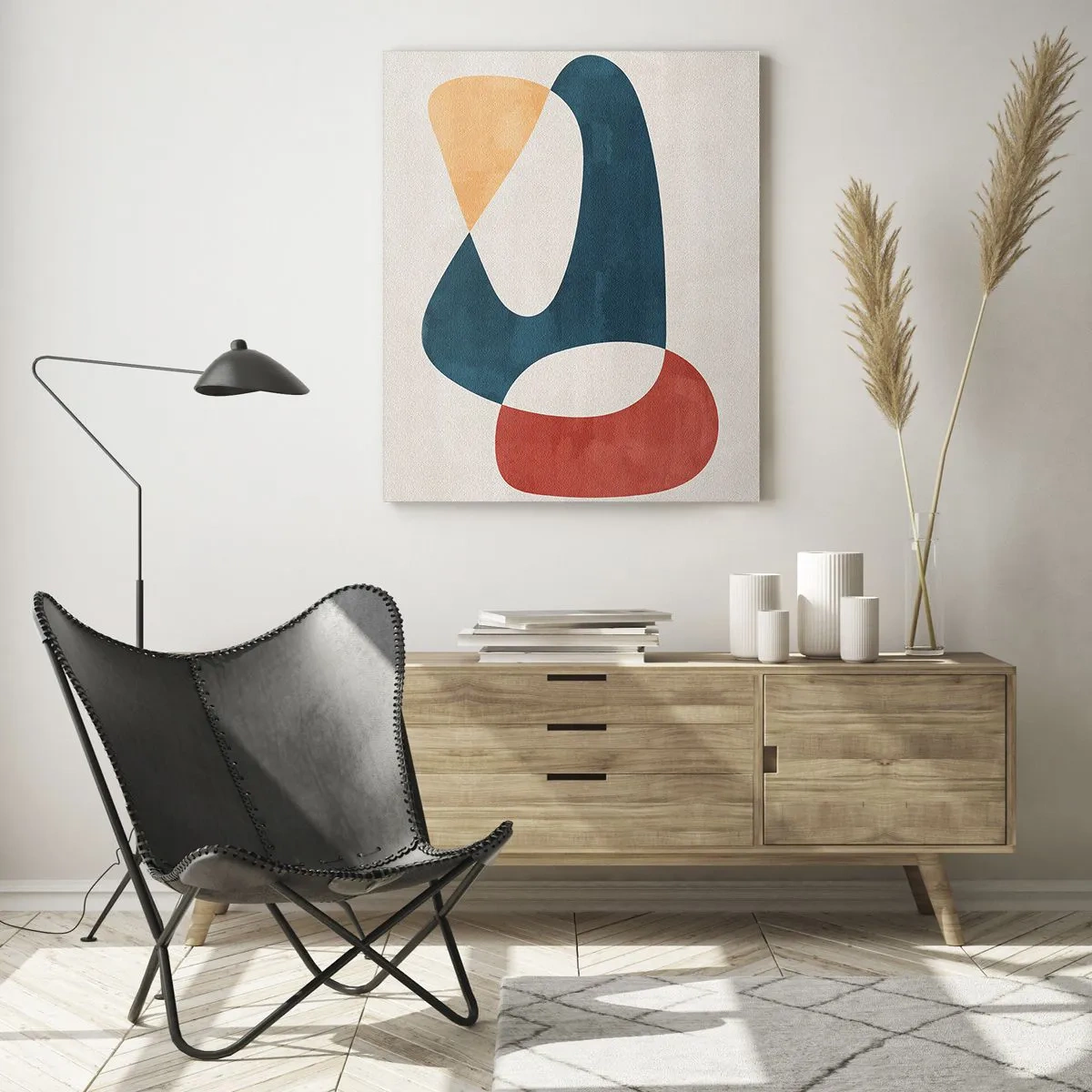 Quadro em vidro - Influências e metamorfoses - 80x120 cm