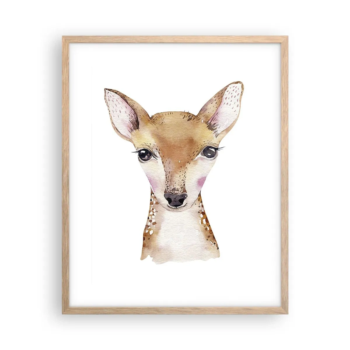 Pôster com moldura de carvalho claro - A Natureza da Inocência - 40x50 cm