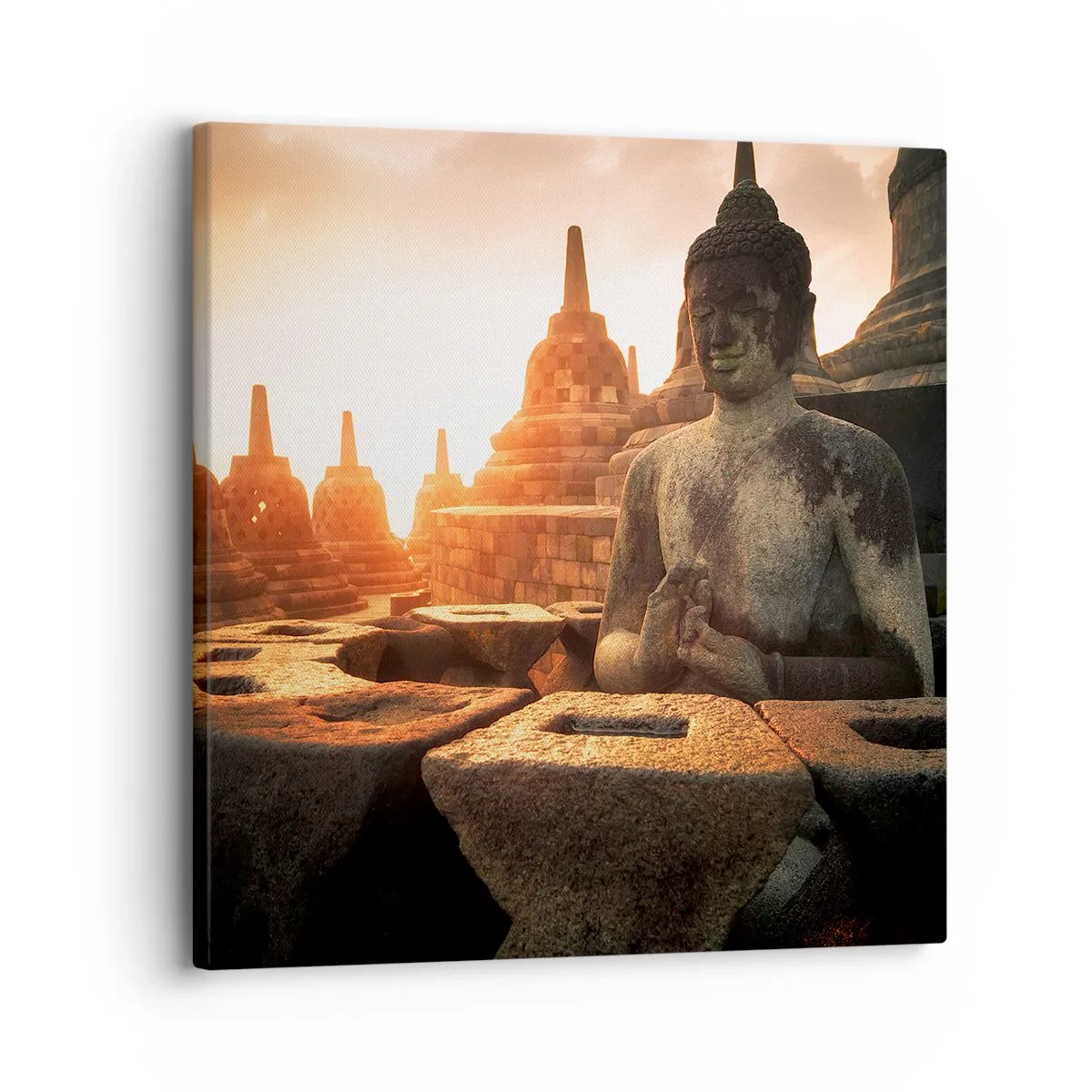 Quadro em tela - Clima de grande sabedoria - 30x30 cm