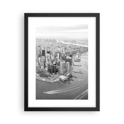 Pôster com moldura preta - Como não amar? - 30x40 cm