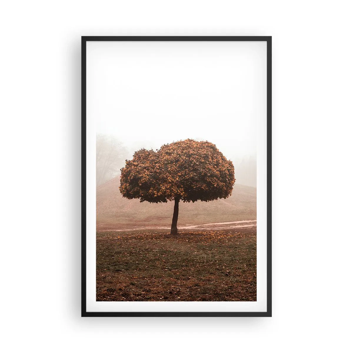 Pôster com moldura preta - Depois de um verão agitado - 61x91 cm