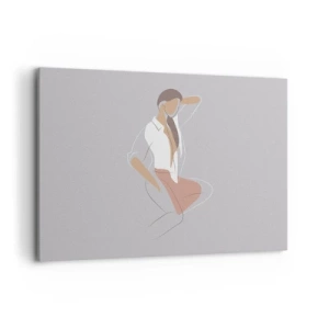 Quadro em tela - O esboço do encanto - 120x80 cm