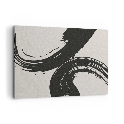 Quadro em tela - Varrer e circular - 100x70 cm