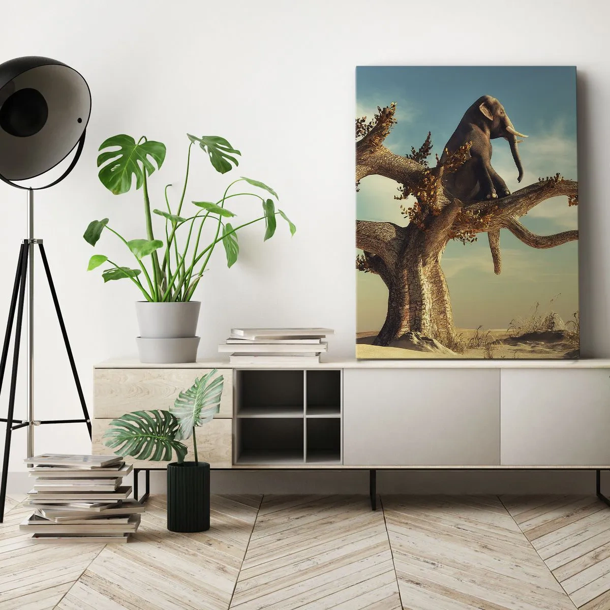 Quadro em tela - Um novo ponto de vista - 50x70 cm