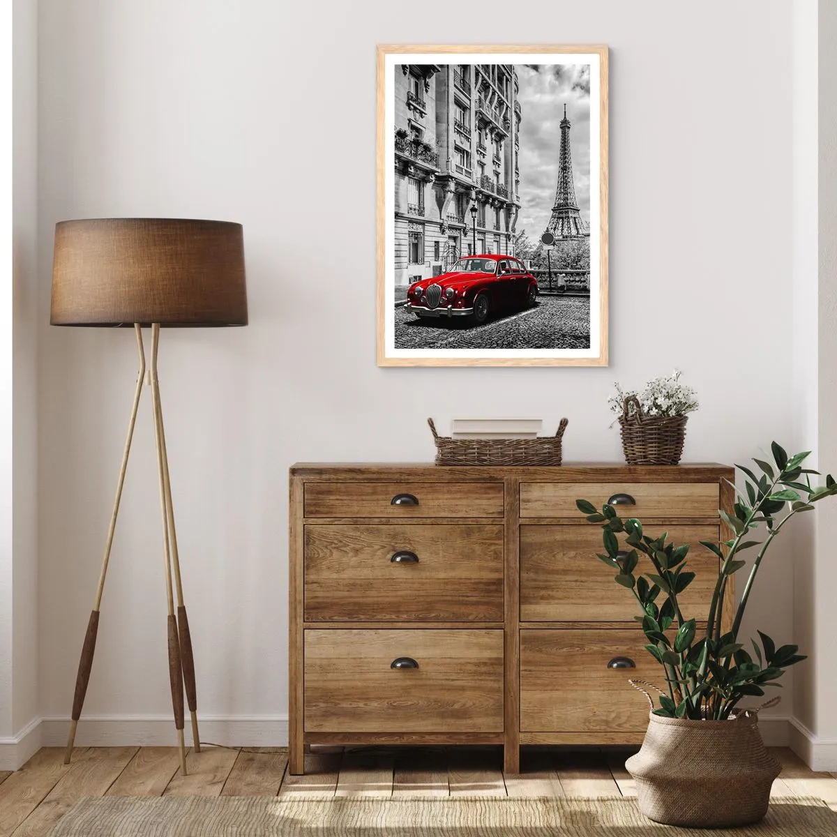 Pôster com moldura de carvalho claro - Predador na cidade - 61x91 cm