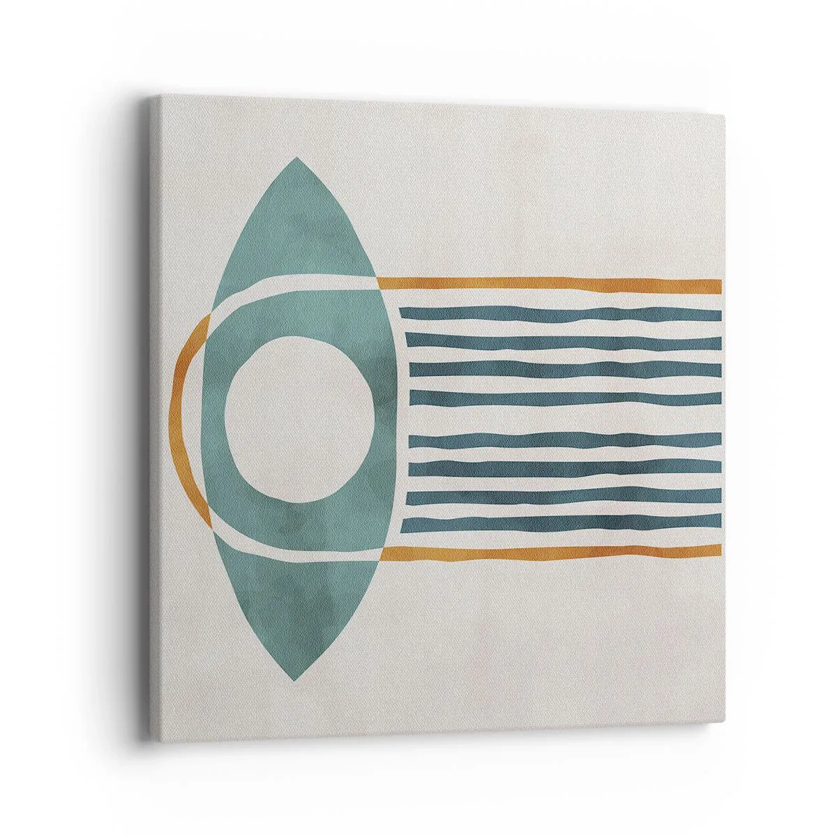 Quadro em tela - Sinais e rituais - 40x40 cm