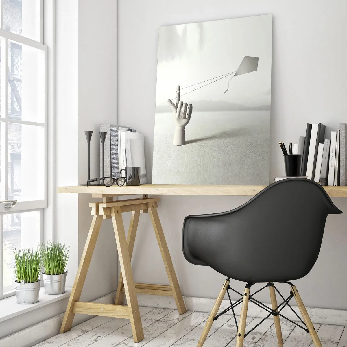 Quadro em vidro - Prova de força - 50x70 cm
