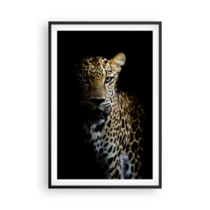 Pôster com moldura preta - Beleza escura - 61x91 cm