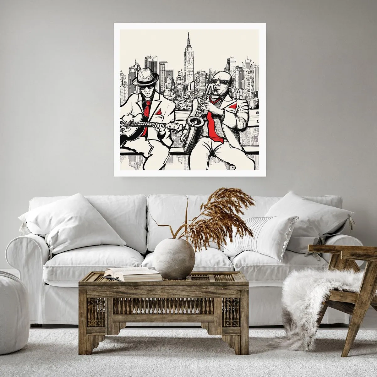 Pôster - Improvisação nova-iorquina - 30x30 cm