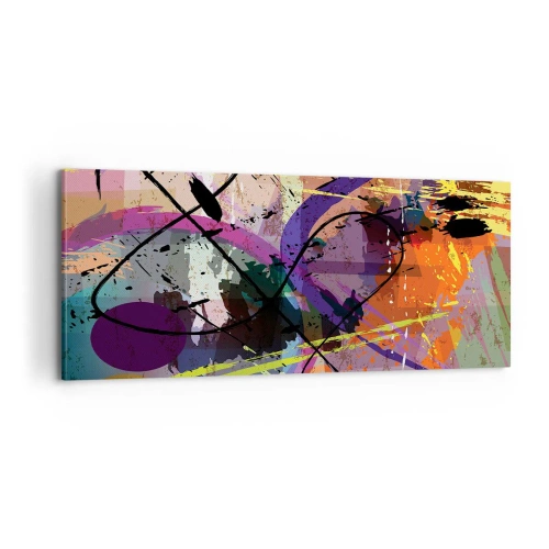Quadro em tela - Pode ir direto ou ao redor - 100x40 cm