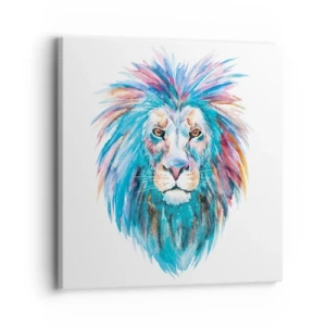 Quadro em tela - Aura eletrizante - 30x30 cm