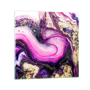 Quadro em vidro - Um momento nos bastidores - 30x30 cm