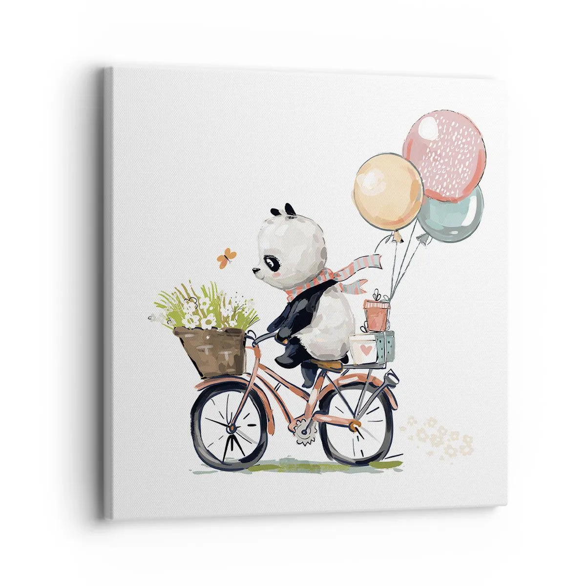 Quadro em tela - Dia feliz  - 30x30 cm