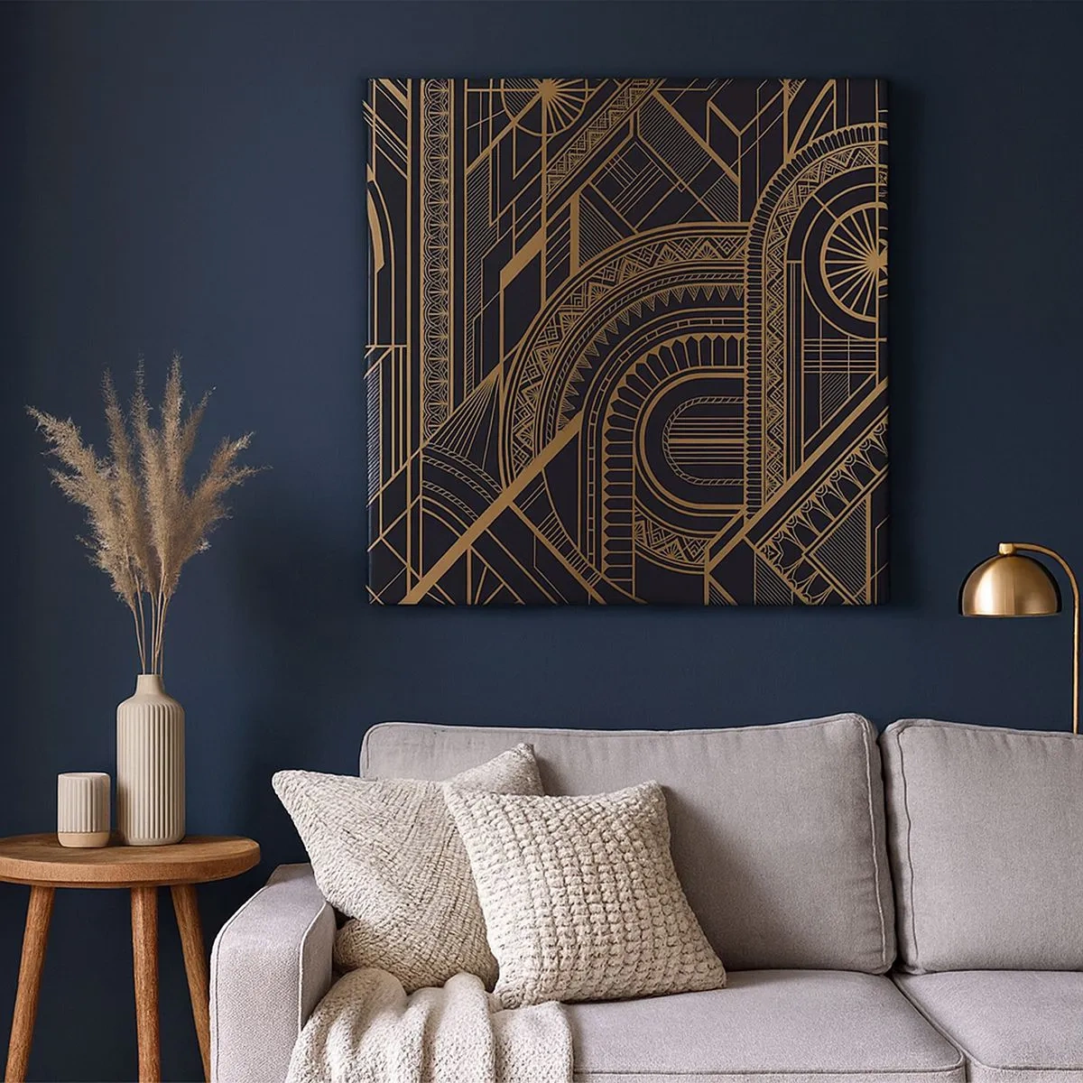 Quadro em tela - Conceitos, ideias, planos - 30x30 cm