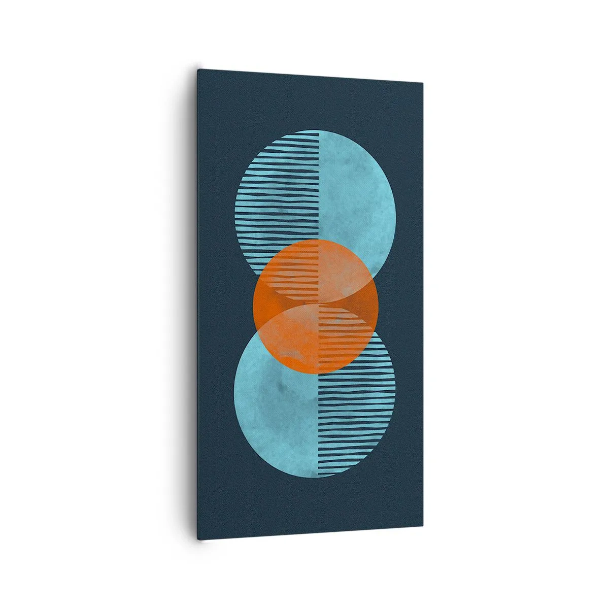 Quadro em tela - Obras de arte simétricas - 65x120 cm