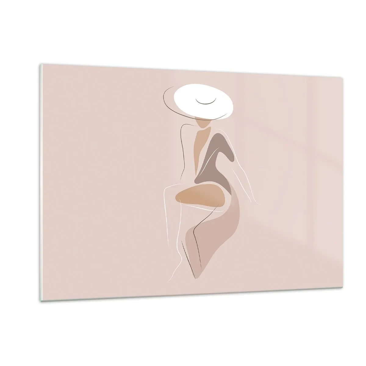 Quadro em vidro - Ser uma dama - 120x80 cm