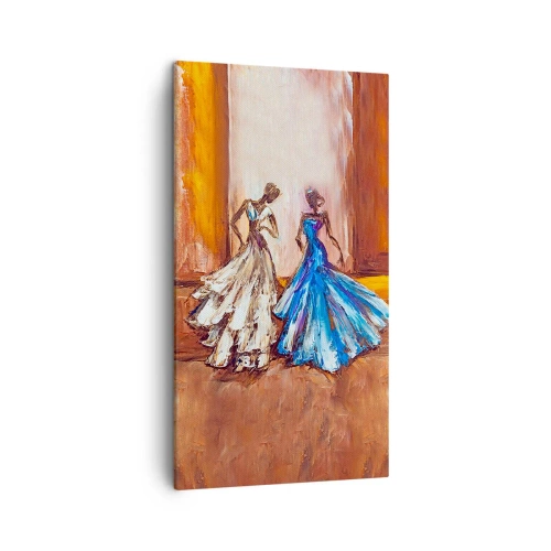Quadro em tela - Uma bela dupla - 45x80 cm