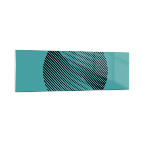 Quadro em vidro - Círculo – uma variação geométrica - 160x50 cm