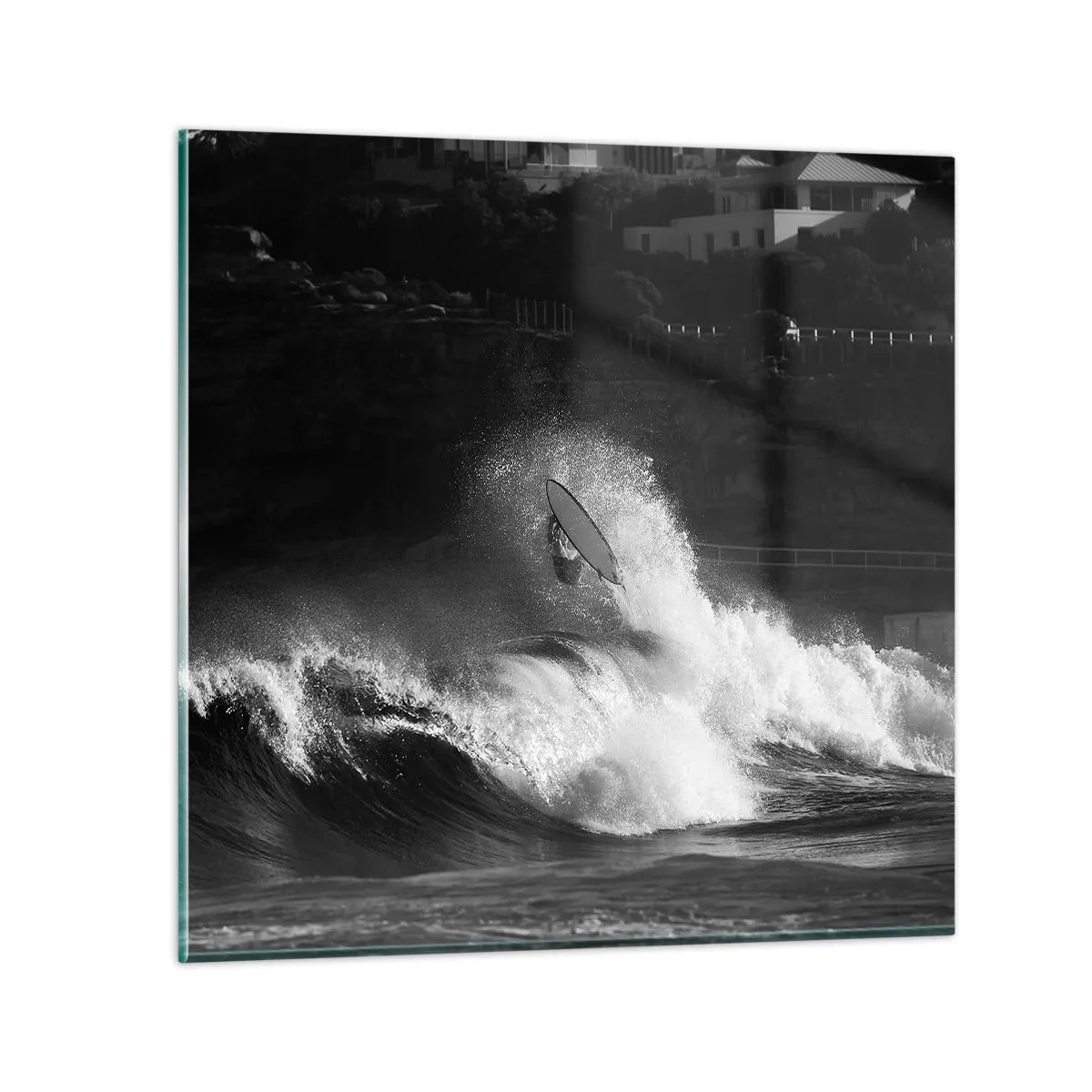 Quadro em vidro - Desafio aceito! - 40x40 cm