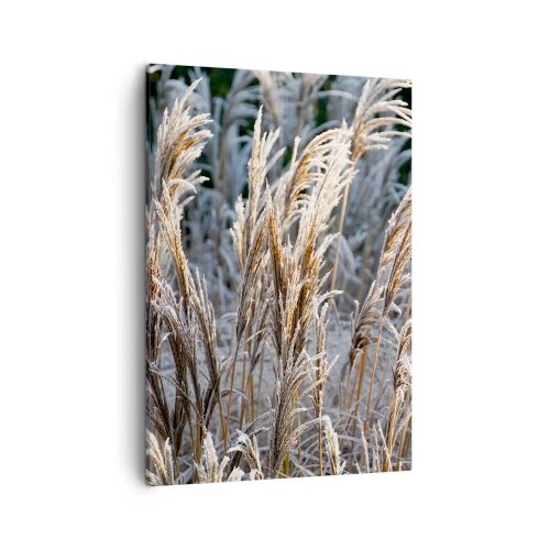 Quadro em tela - Decorado com a geada - 50x70 cm